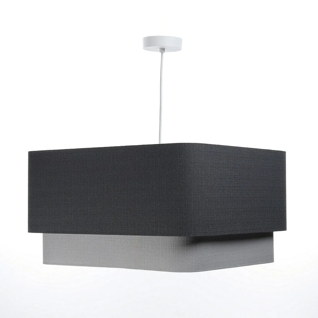 Suspension Luminaire | KWADRO DUO (Graphite)