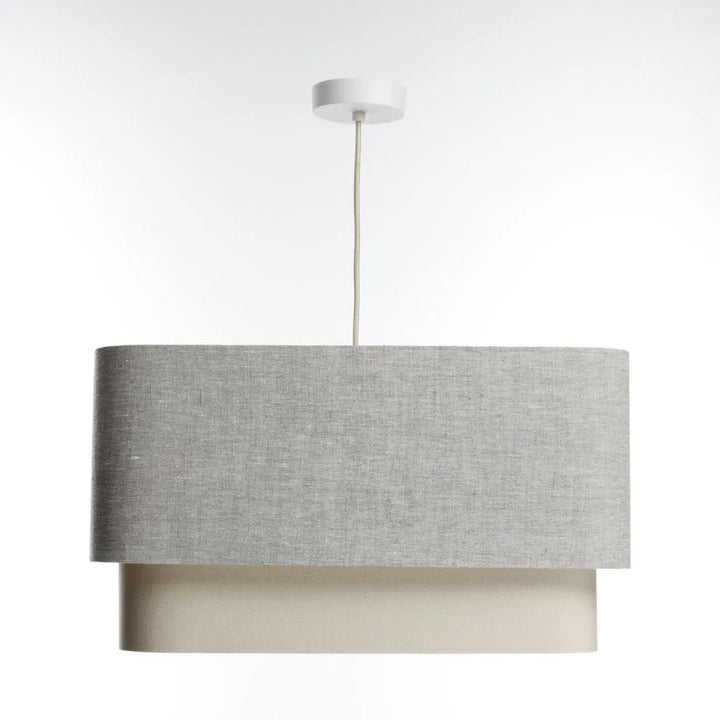 Suspension Luminaire | KWADRO DUO (Gris)