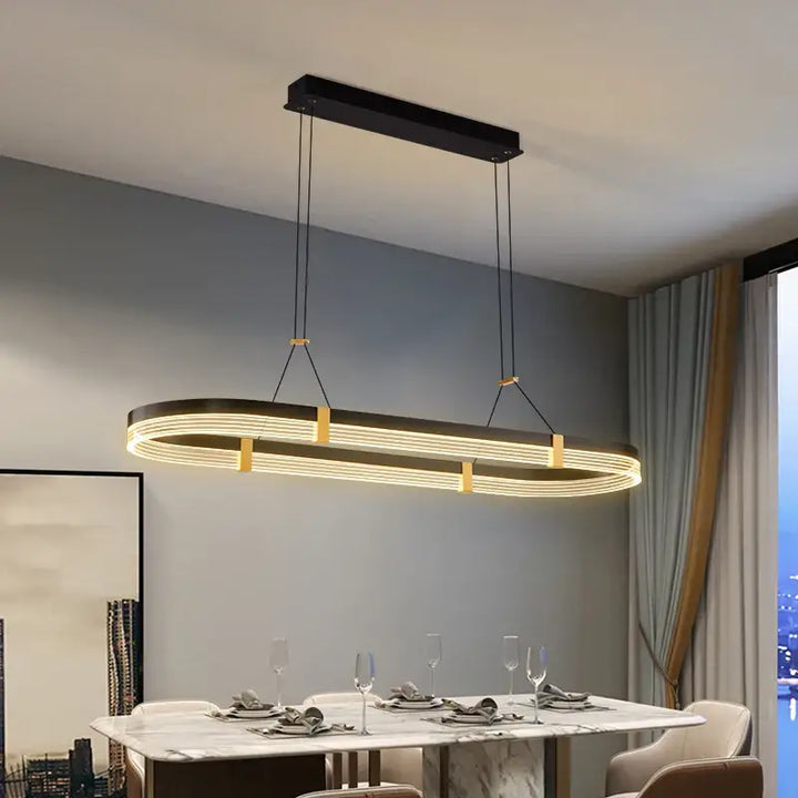 Suspension design led style contemporain élégance