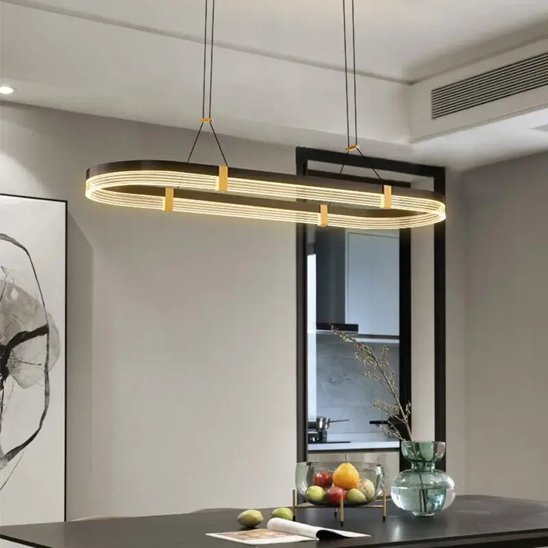 Suspension design led style contemporain élégance