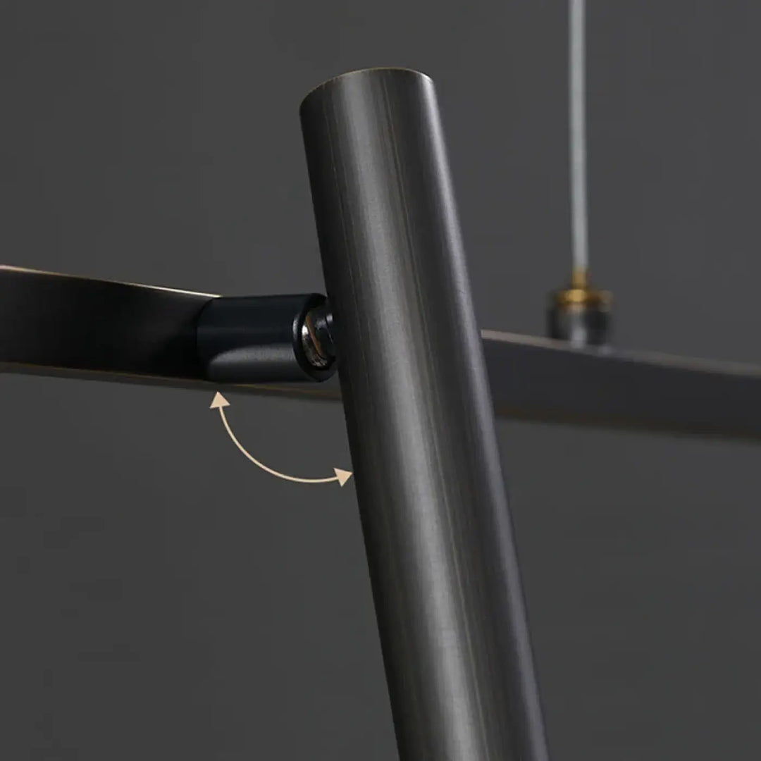 Suspension linéaire avec spots orientables noi moderne