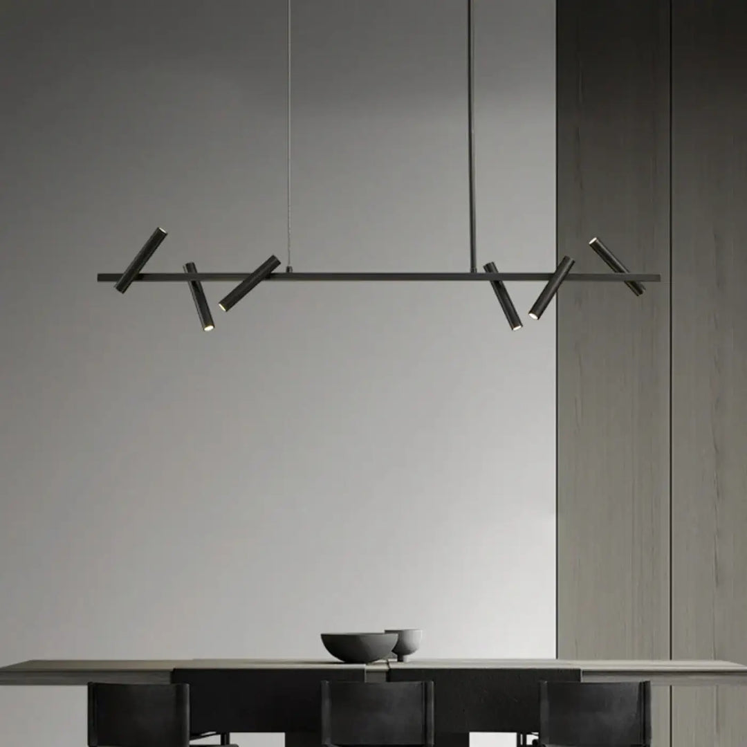 Suspension linéaire avec spots orientables noi moderne