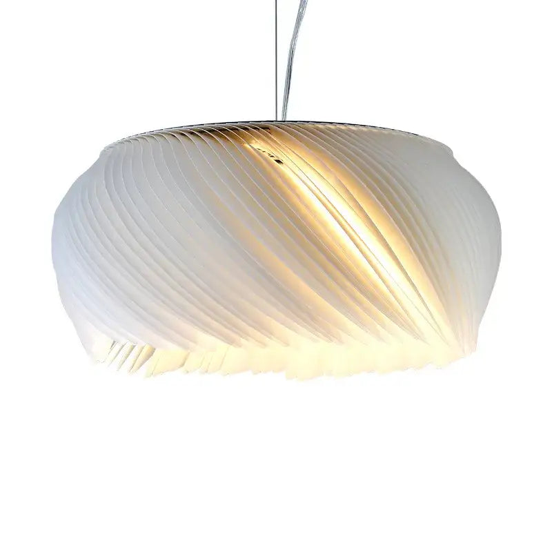 Suspension Design Moderne Blanche Forme Organique Élégante