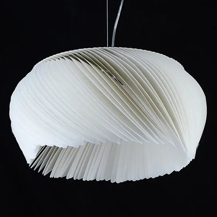 Suspension Design Moderne Blanche Forme Organique Élégante