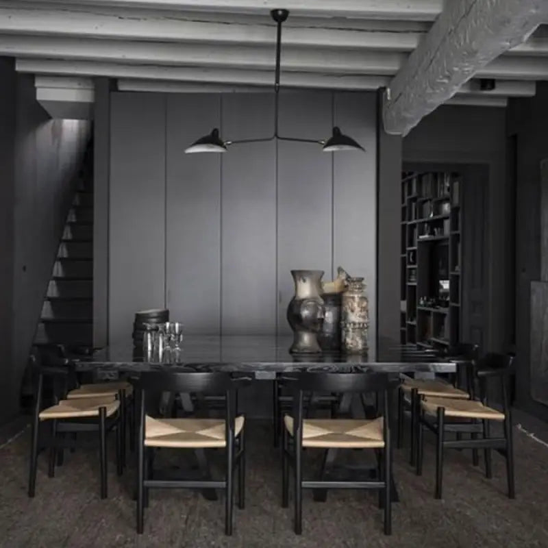 Suspension design moderne à bras multiples noir chic