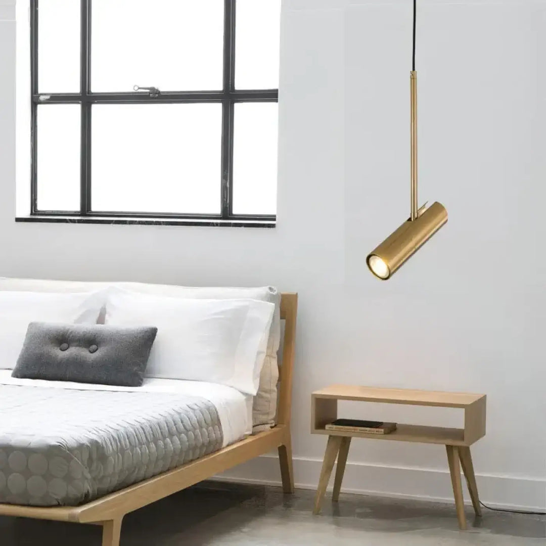Suspension design moderne doré élégance et modernité