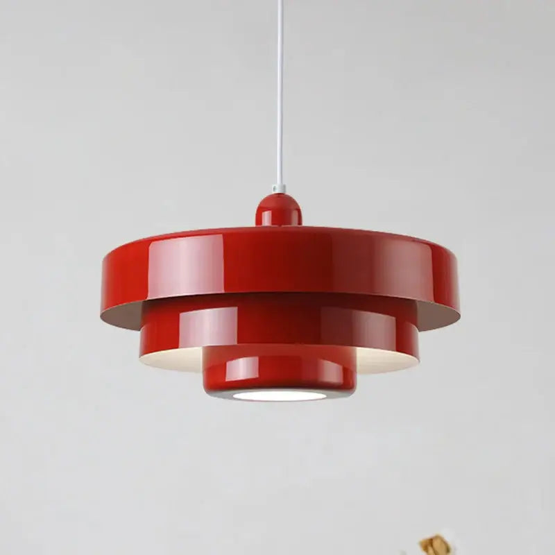 Suspension design moderne étages couleurs vives style scandinave