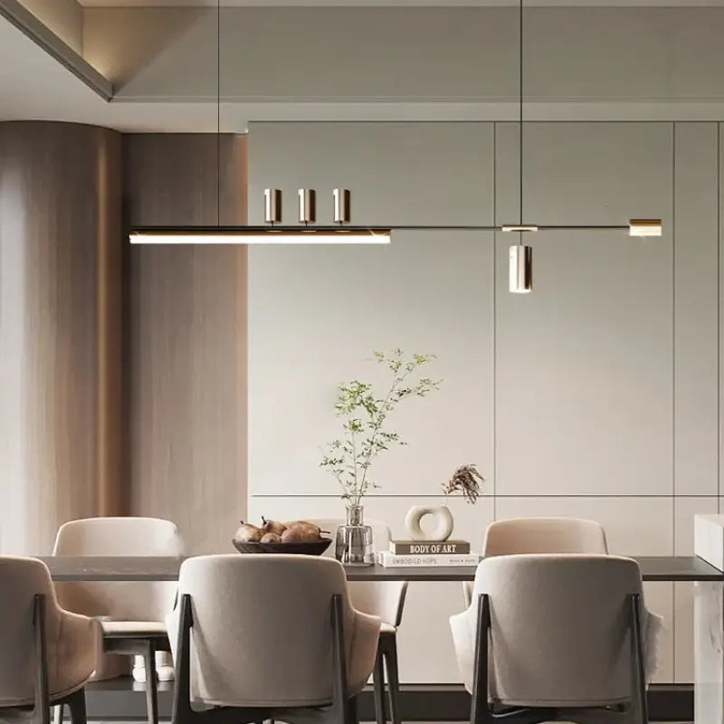Suspension Design Moderne Métal Trois Lampes Style Chic
