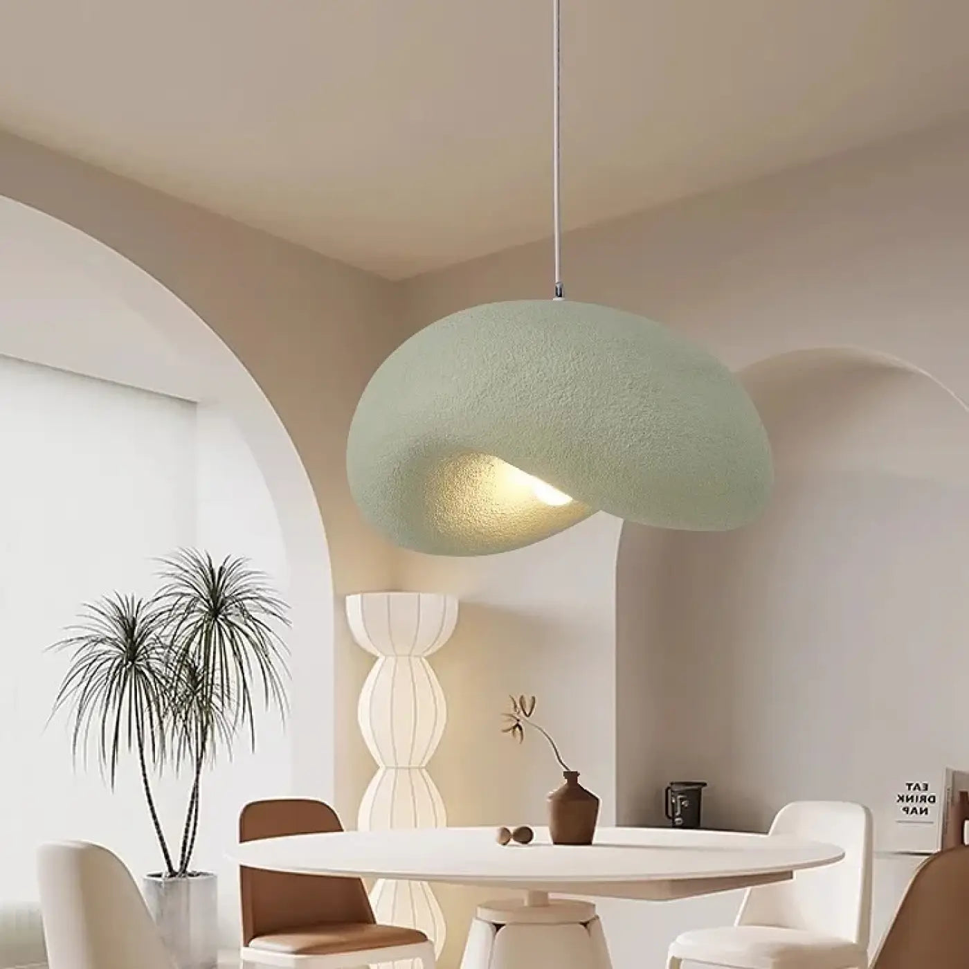 Suspension Abstraite Moderne – Sculpture Organique En Forme De Plante