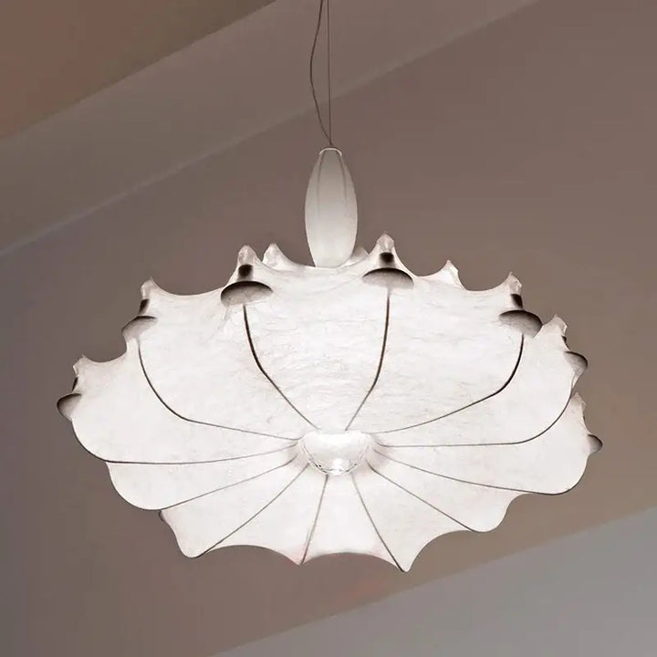 Suspension Design Originale Blanche Style Contemporain