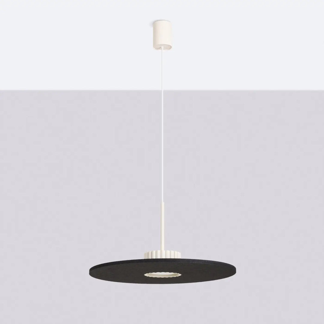 Suspension beige/noir éteinte