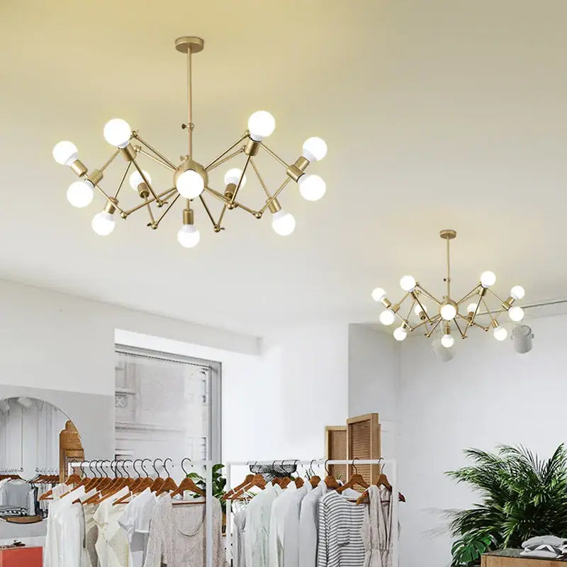 Living room pendant lamp Luxury circular modern minimalist restaurant pendant lamp Creative and warm bedroom lamp