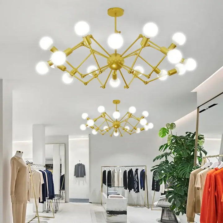 Living room pendant lamp Luxury circular modern minimalist restaurant pendant lamp Creative and warm bedroom lamp