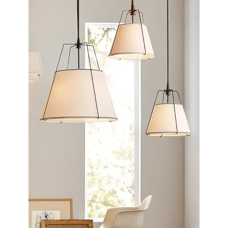 Suspension élégante en tissu pour salon ou chambre

