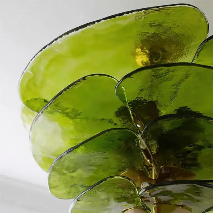 Suspension En Verre Coloré Style Élégant Pour Salle À Manger Chic