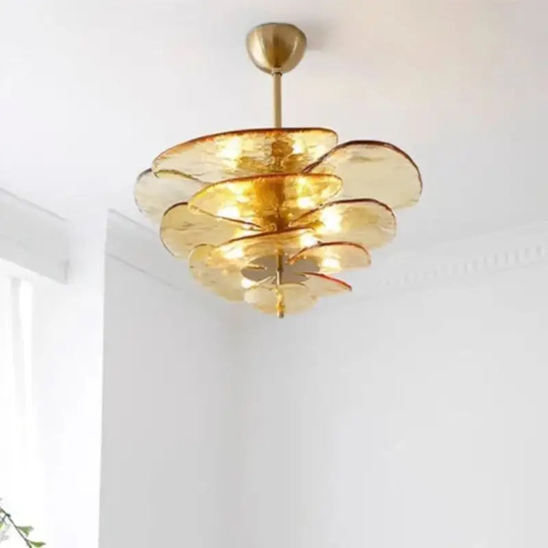 Suspension En Verre Coloré Style Élégant Pour Salle À Manger Chic