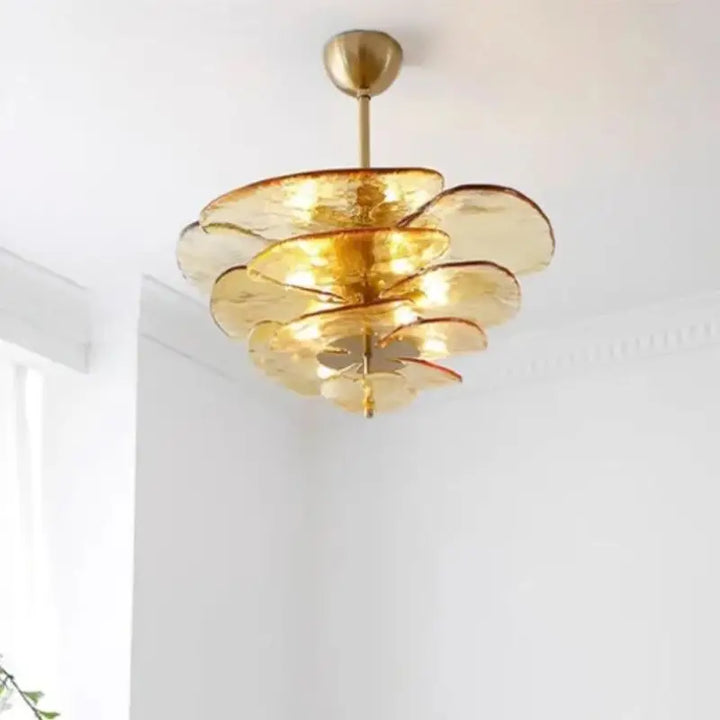 Suspension En Verre Coloré Style Élégant Pour Salle À Manger Chic