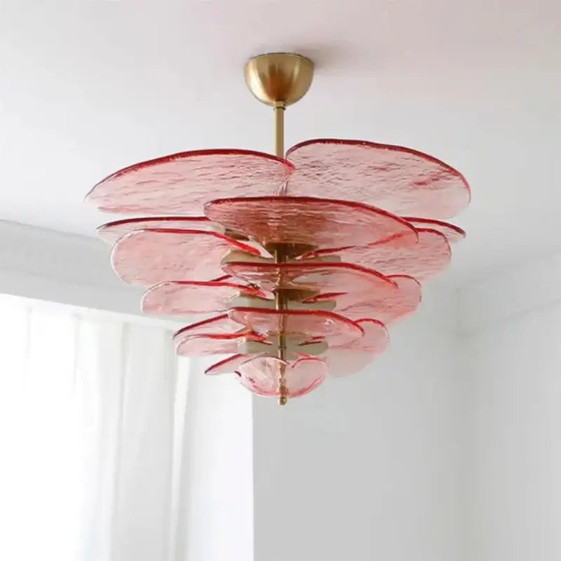 Suspension En Verre Coloré Style Élégant Pour Salle À Manger Chic