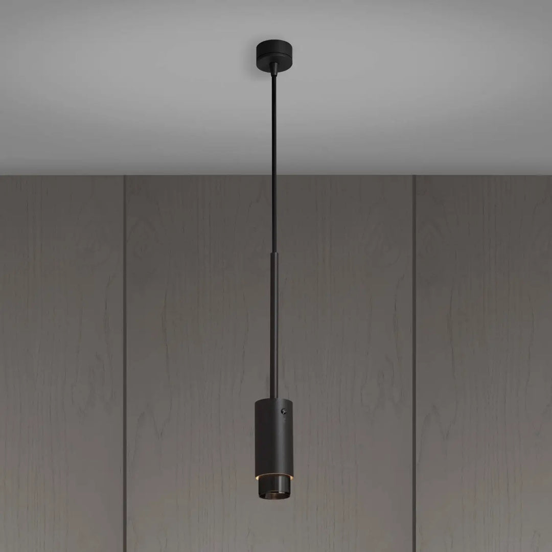 Suspension Exhaust Graphite finition grise, allumée #couleur_gris