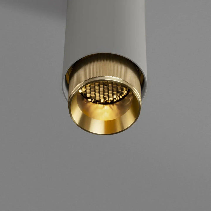 Suspension Exhaust à gravure alignée Pierre finition laiton, vue 3 #couleur_dor