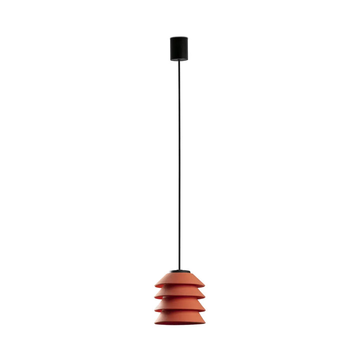 Suspension d'extérieur Toba orange avec pavillon de Faro Barcelona