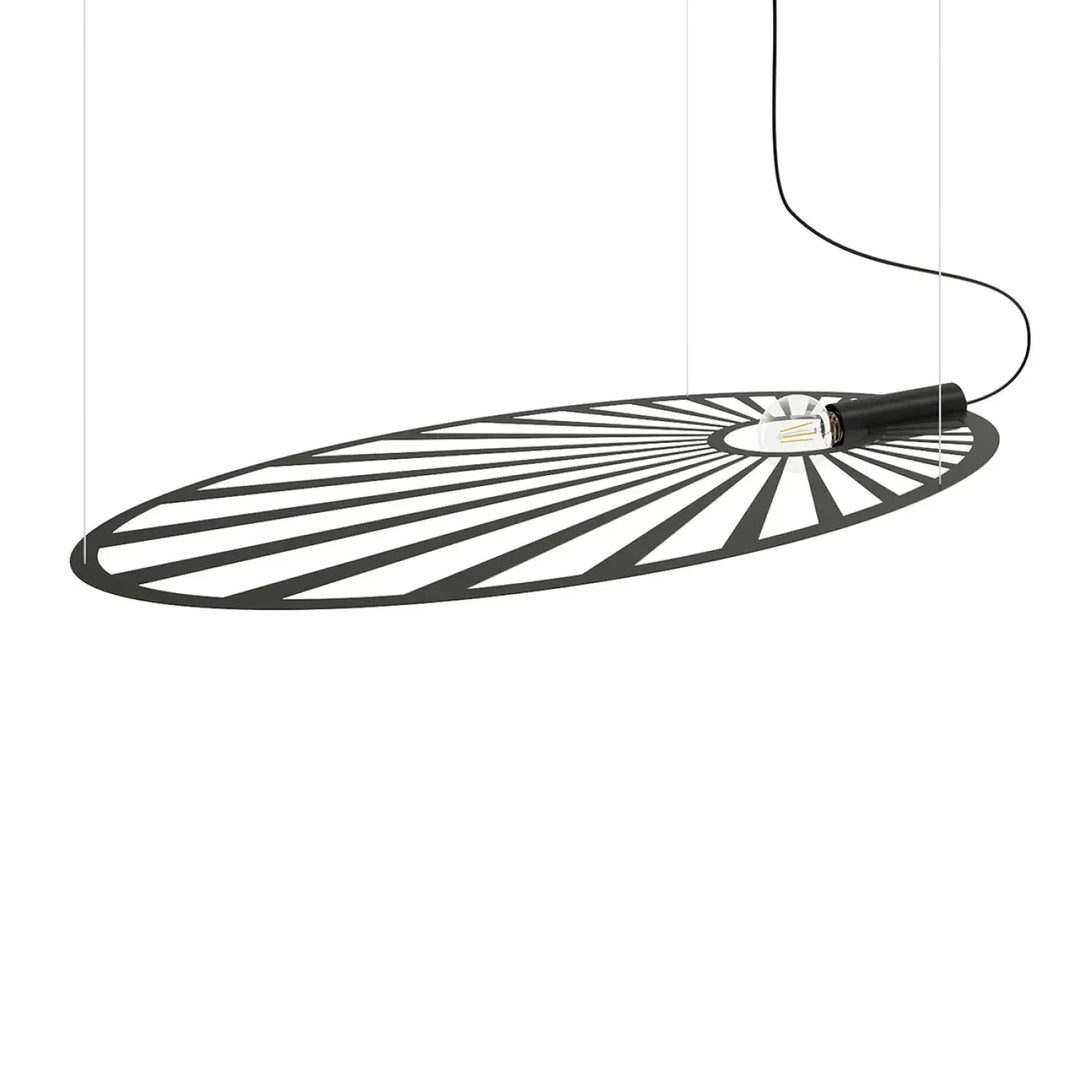 Suspension LEHDET noir éteinte, vue d'ensemble