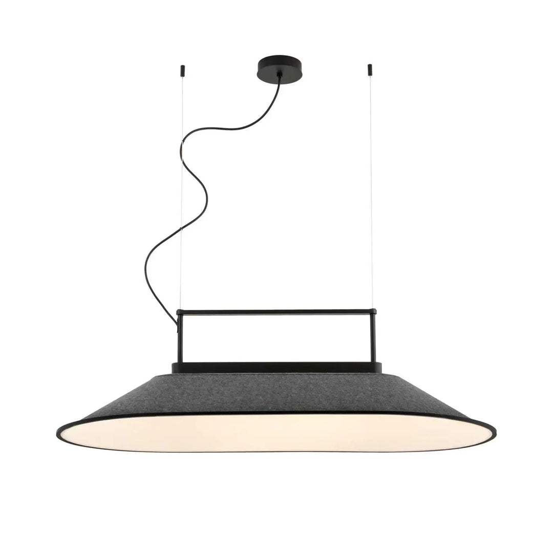 Suspension LED Shoemaker en feutre, vue du produit