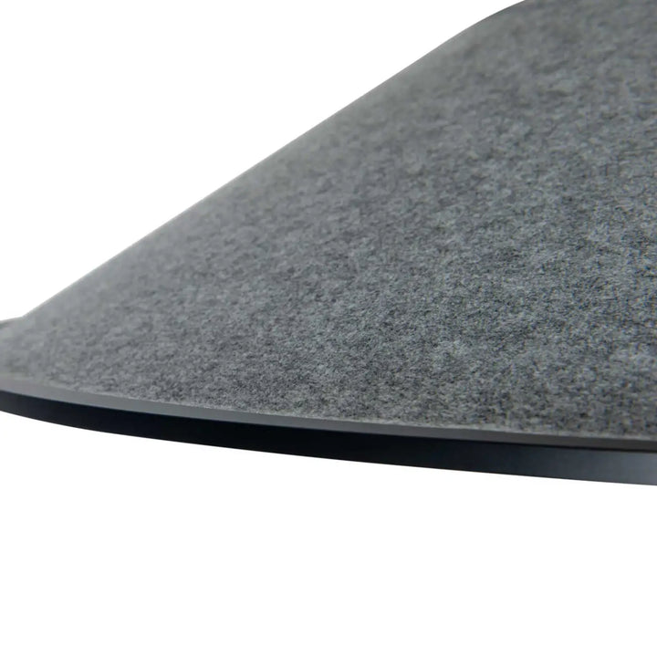 Détail du feutre de la suspension Shoemaker gris clair #couleur_gris_clair