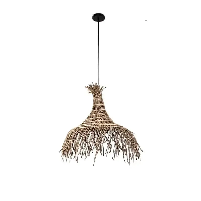 Suspension en fibres naturelles style bohème chic pour cuisine ou salo…

