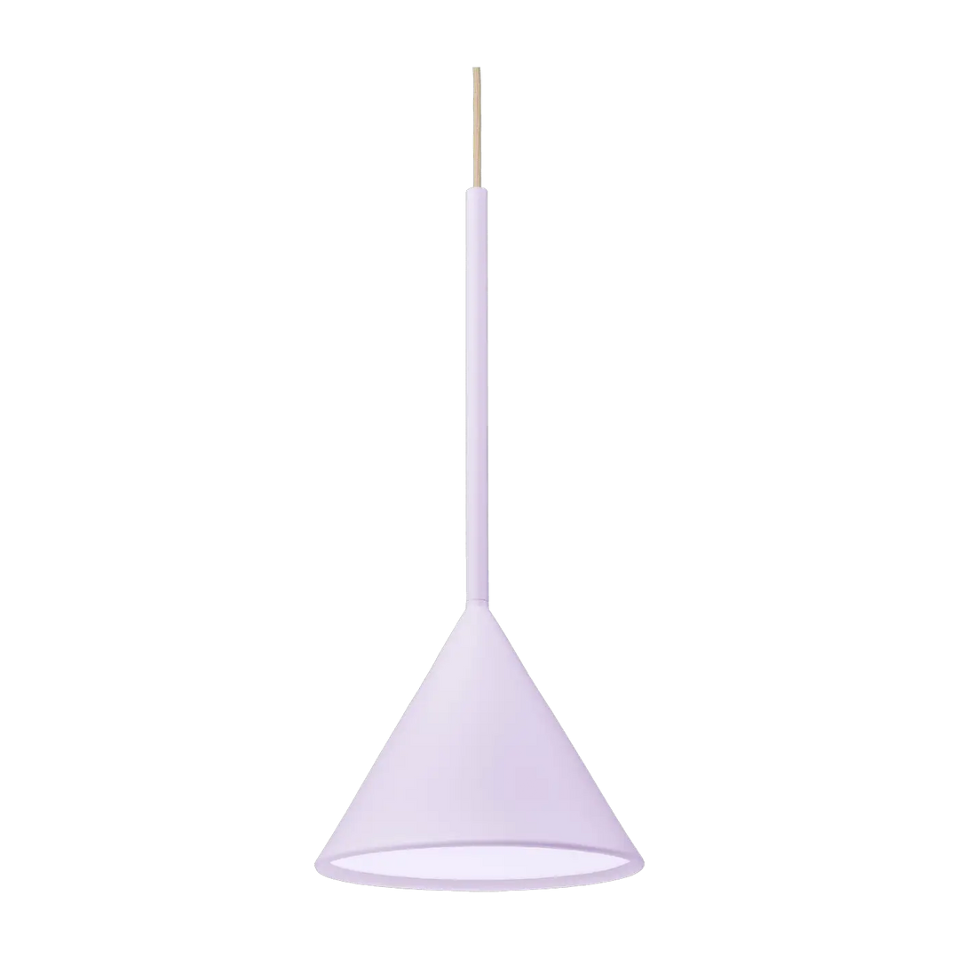 Suspension Figura Cone en aluminium lilas #couleur_violet