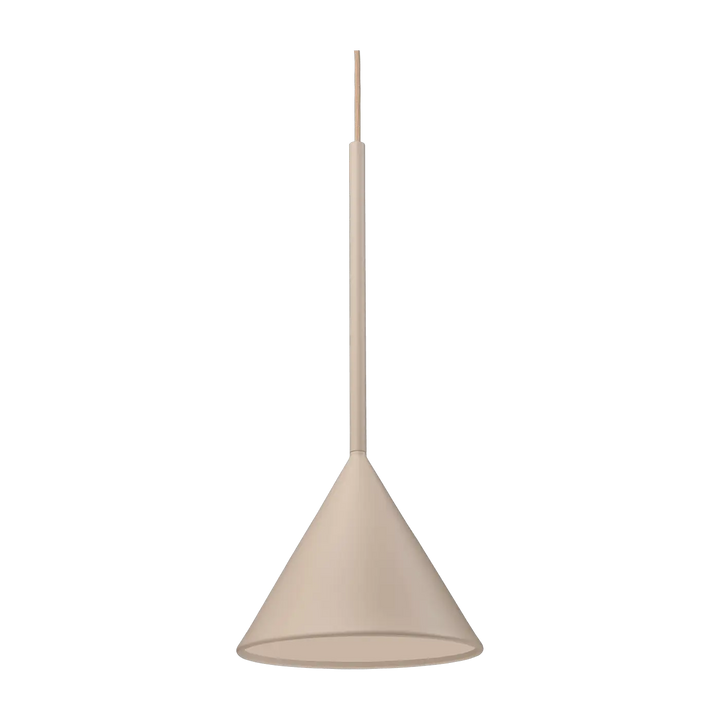 Suspension Figura Cone en aluminium sable #couleur_beige