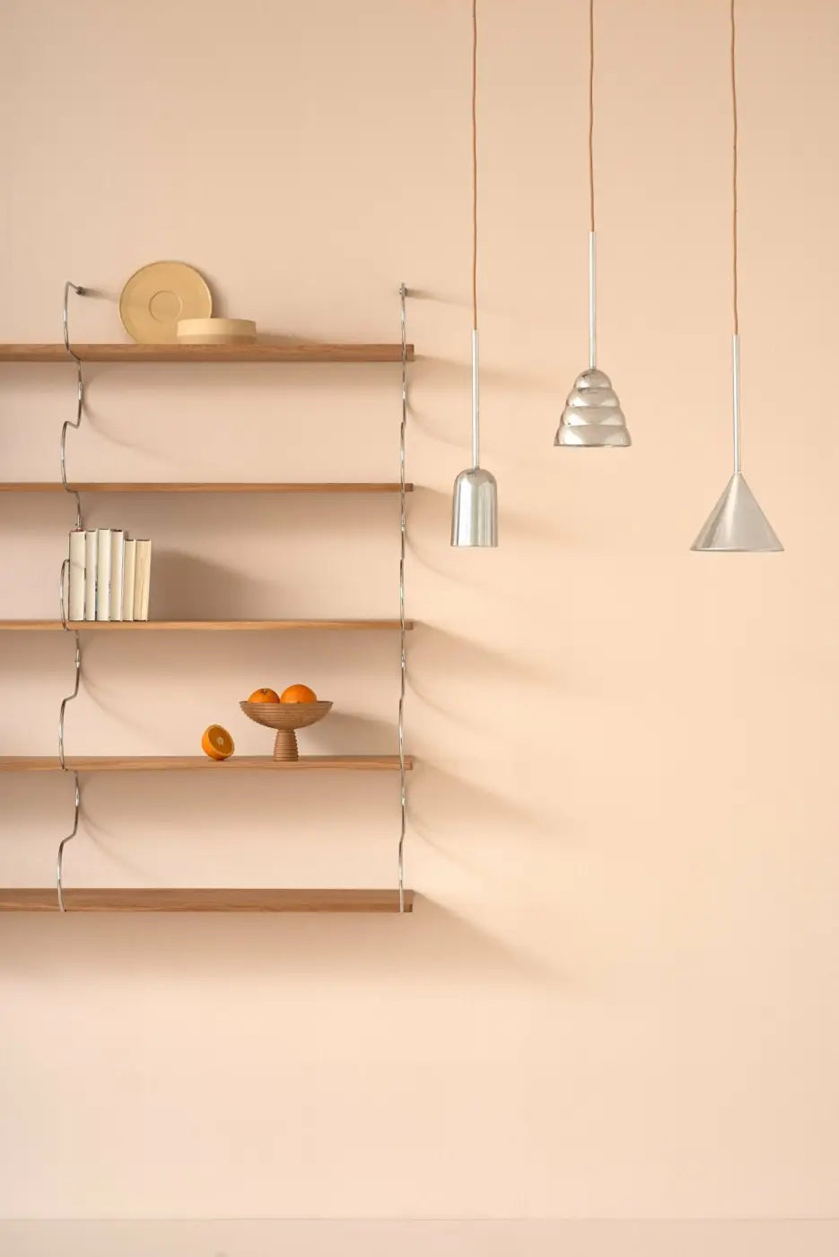 Suspension Figura Stream chromée de Schneid Studio #couleur_argent