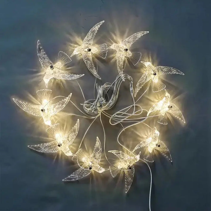 Restaurant Bar Bird Pendant Lamp Hotel Lobby Front Desk Droplight Modern Overhead Light Living Room Exquisite