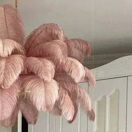 Suspension glamour effet palmier lumineux

