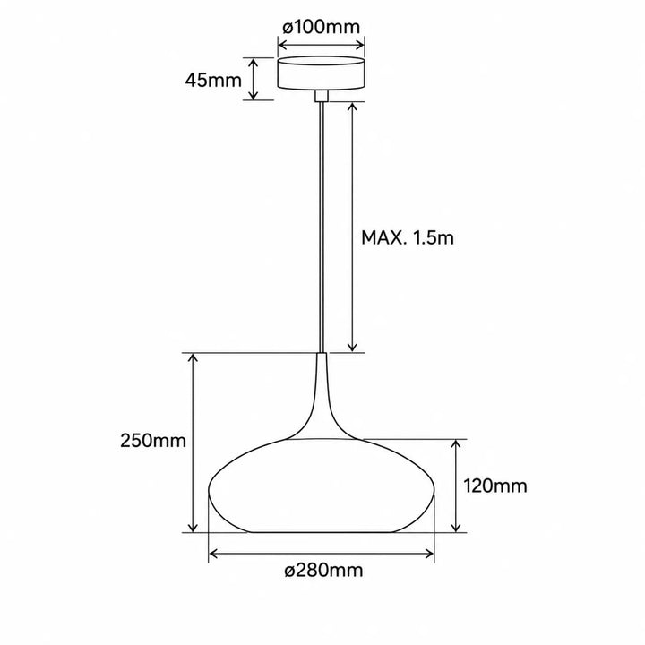 Suspension grace modèle grace en verre soufflé avec abat-jour moderne en forme de goutte pour un éclairage contemporain