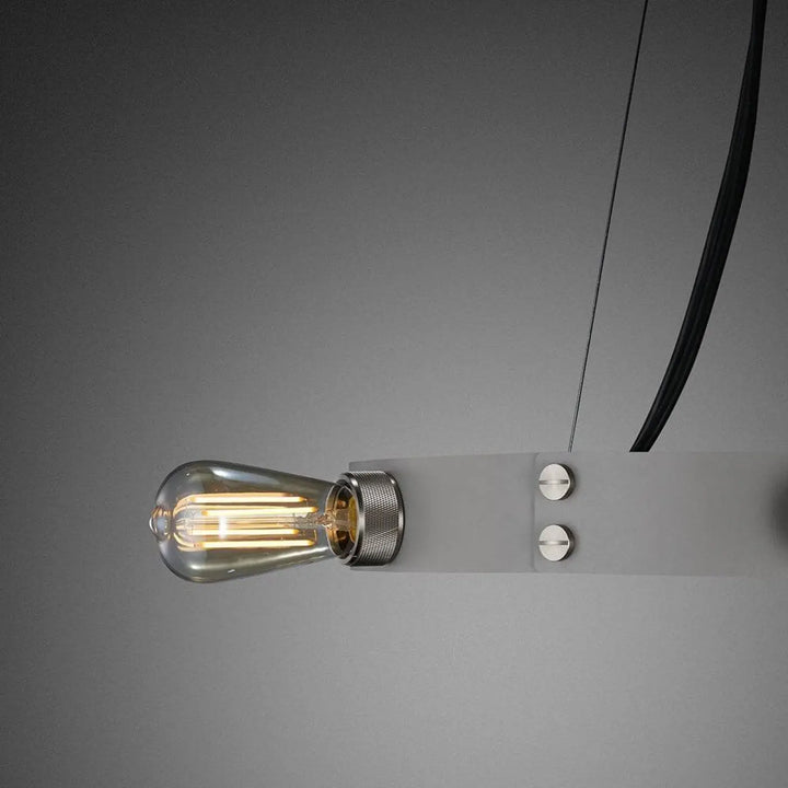 Lustre Hero Light coloris pierre en laiton #couleur_dor