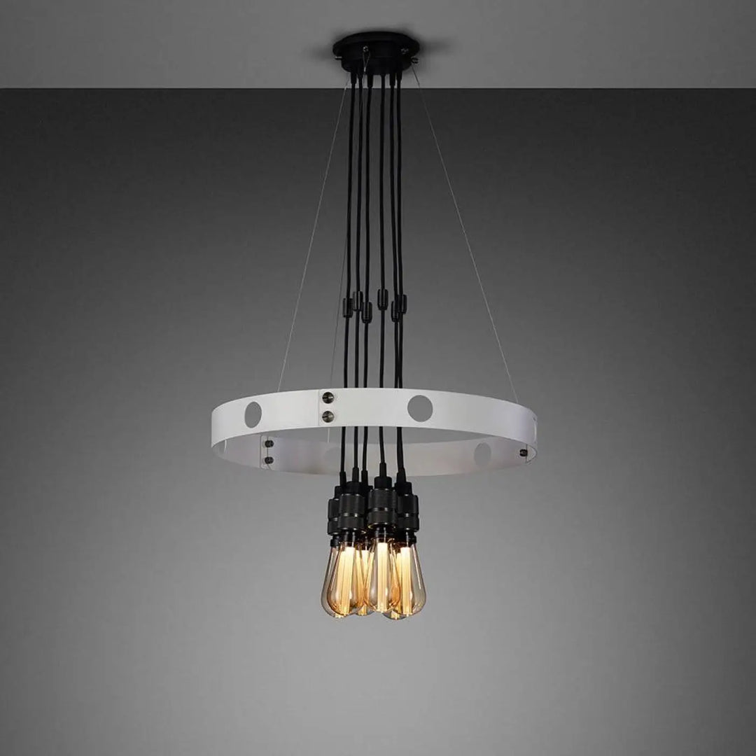 Suspension Hero Light coloris pierre en bronze fumé #couleur_gris
