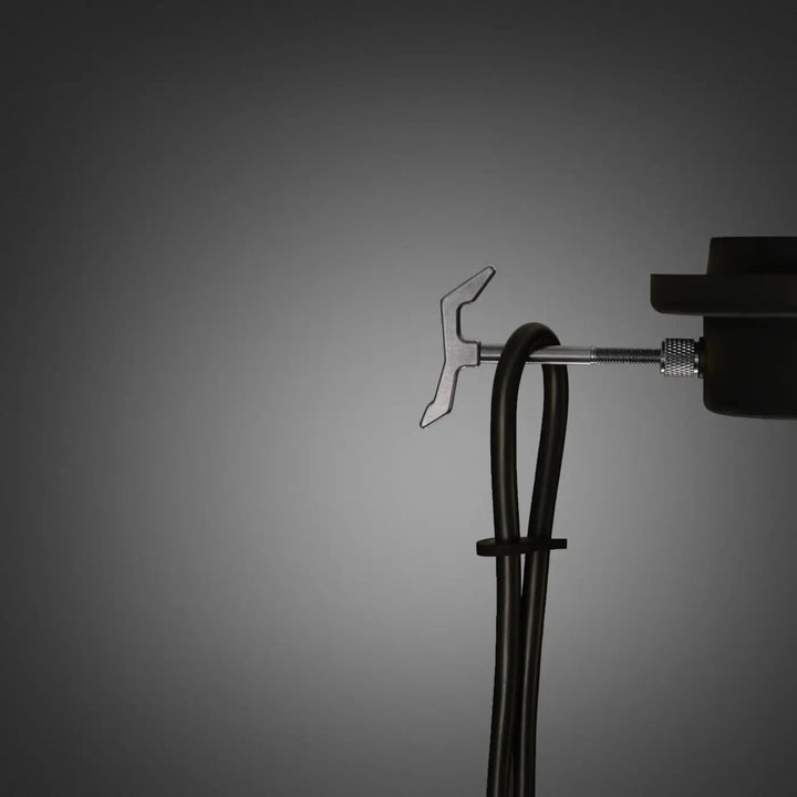 Suspension Hooked 6.0 graphite en acier, câble de 2 m #couleur_argent