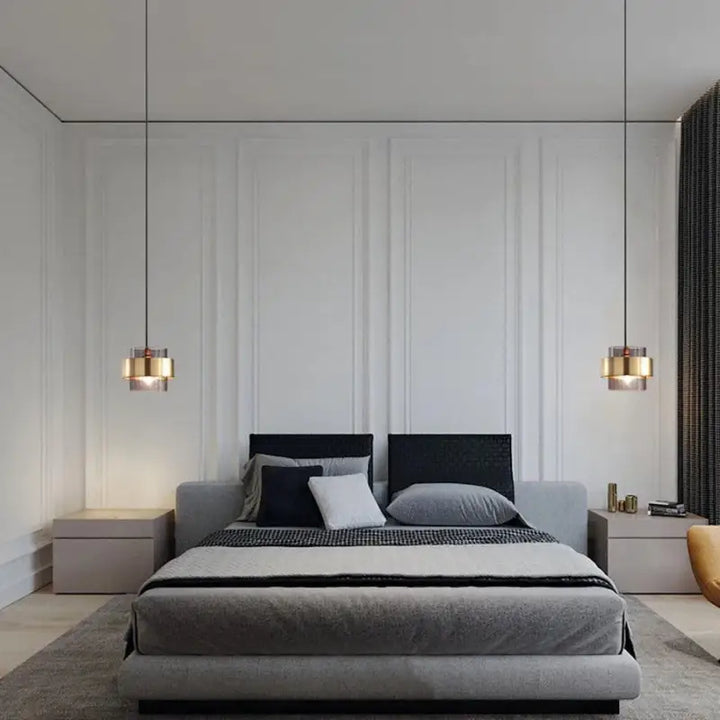 Suspension Industrielle Esprit Loft En Verre