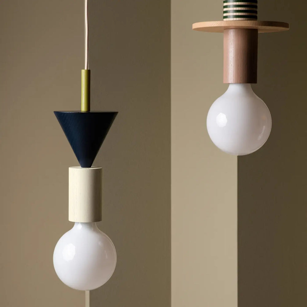 Suspension Junit Tame de Schneid Studio en bois tourné