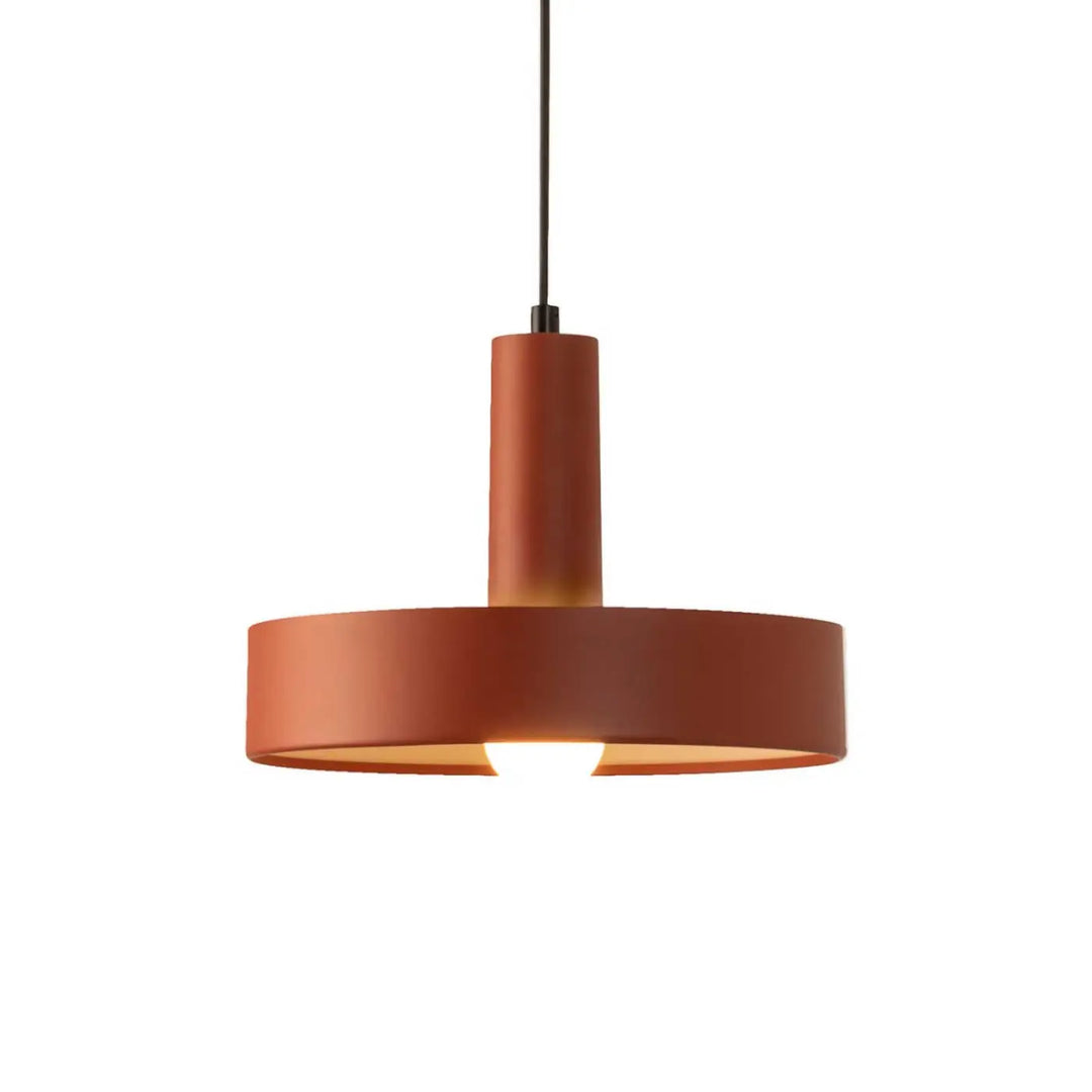 Suspension Keops en aluminium rouge brique
