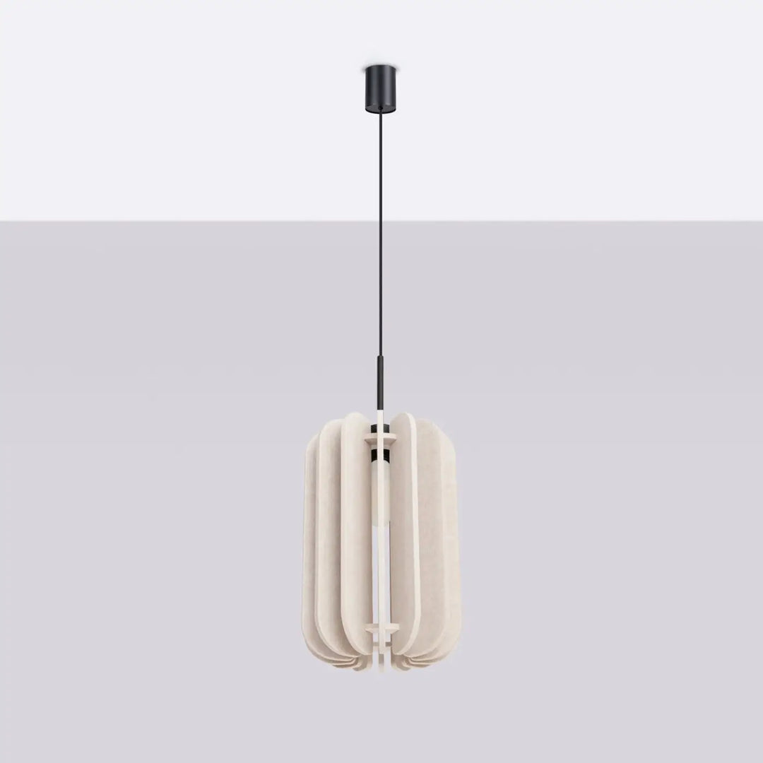 Suspension beige/noir éteinte