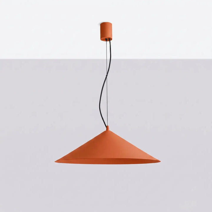 Suspension FINT ocre rouge éteinte, suspendue