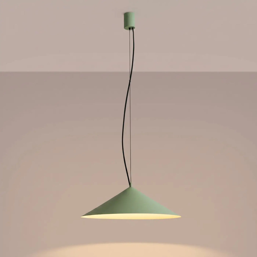Suspension FINT sauge allumée, lumière vers le bas