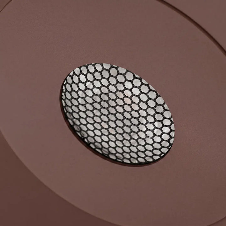 Suspension FINT marron détail de la grille anti-éblouissement