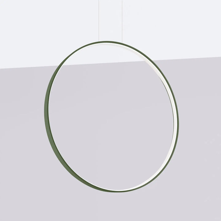 Suspension anneau RIO vert olive éteinte, suspendue