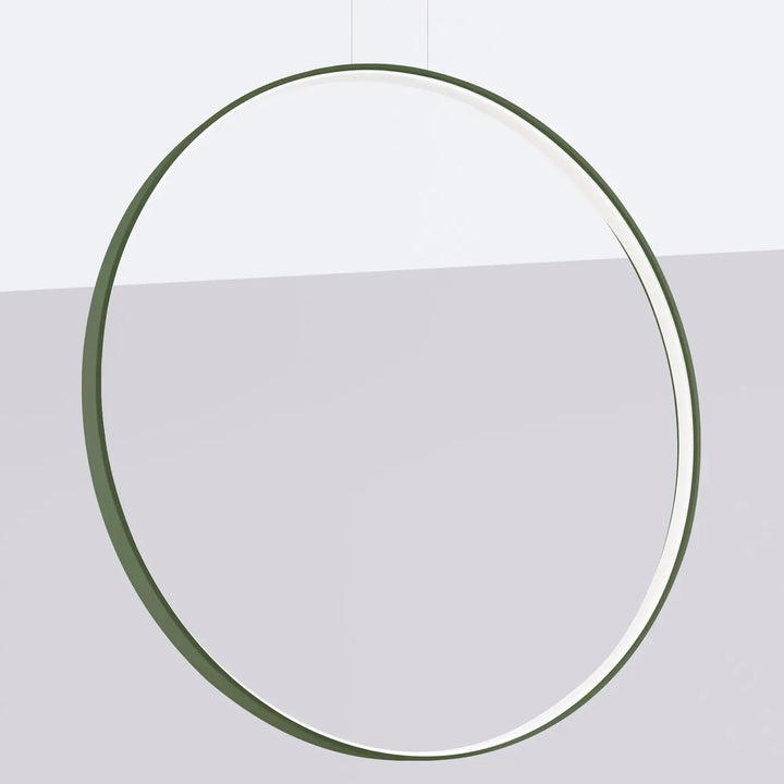 Suspension anneau RIO vert olive éteinte, suspendue