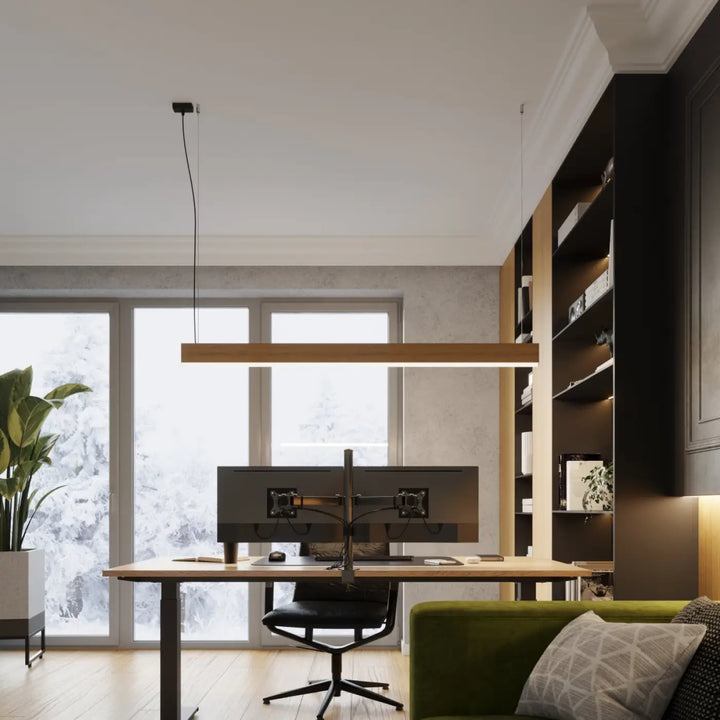 Suspension LYKKE chêne dans un intérieur, autre vue