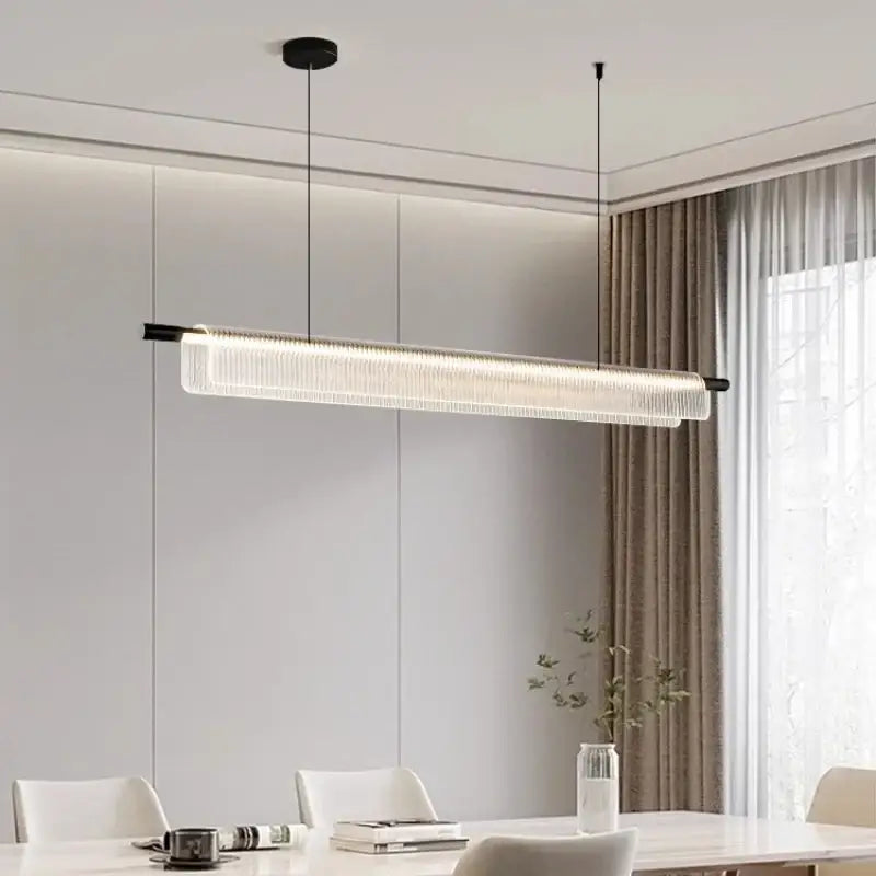 Suspension LED contemporaine pour cuisine ou bureau

