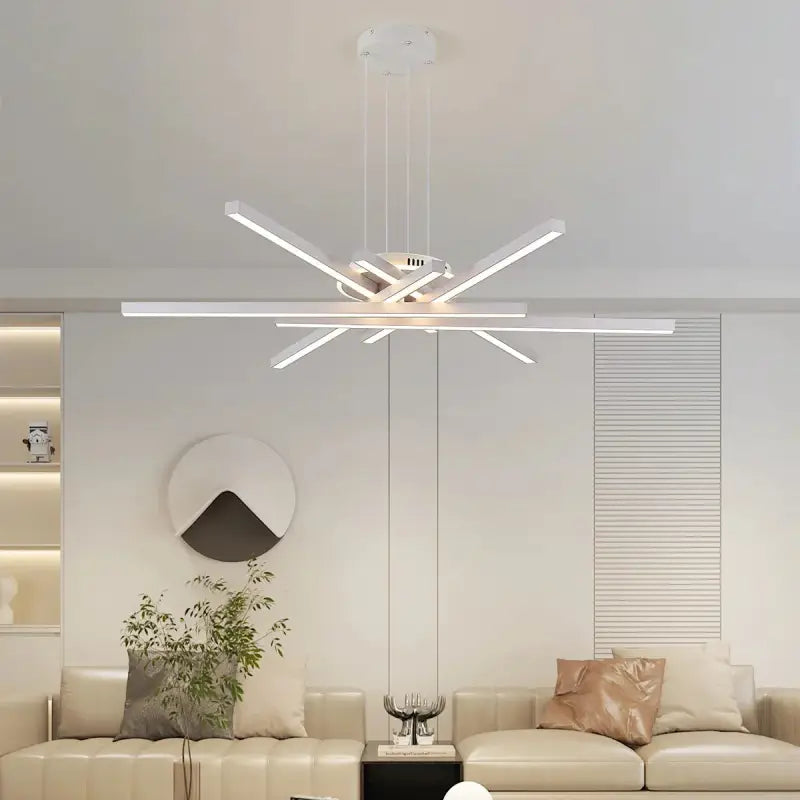 Suspension led croisée design minimaliste et élégante